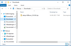 Download folder